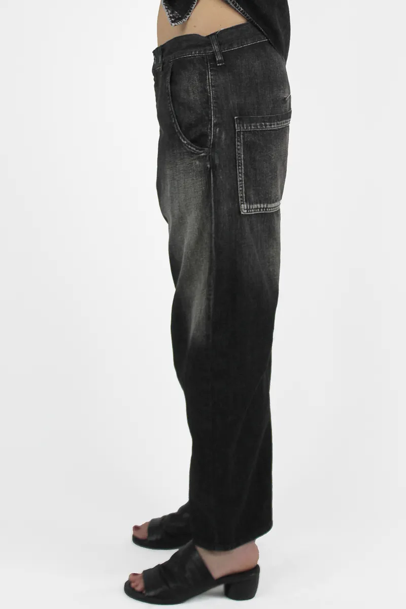 Yohji Yamamoto PANTALONI U-wide Gusset Pants