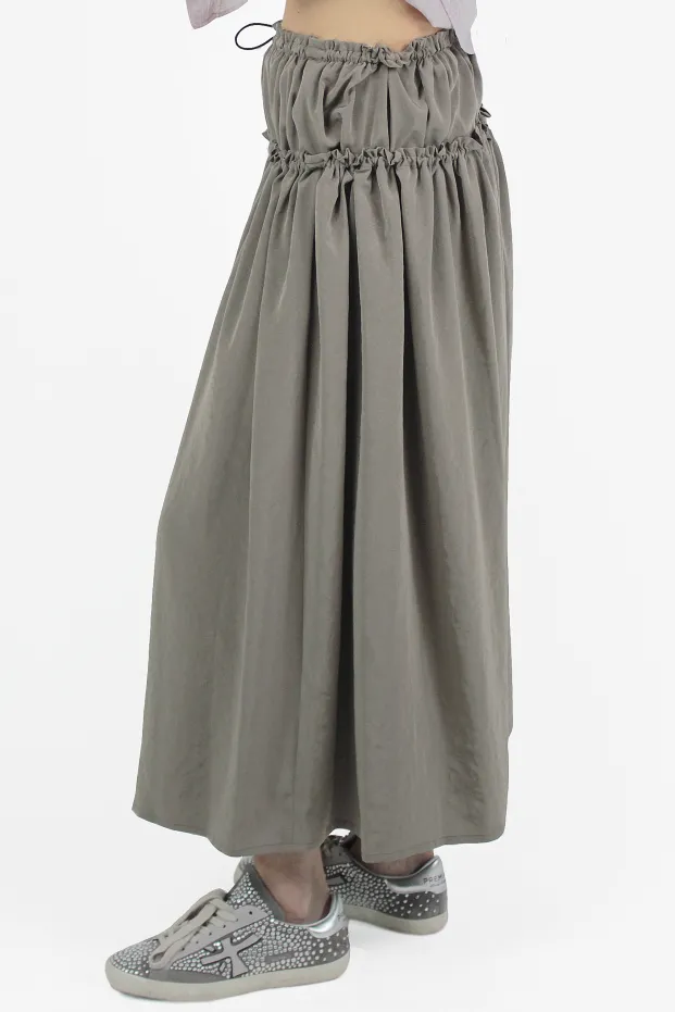 Yohji Yamamoto JUPES Double Gathered Skirt 2