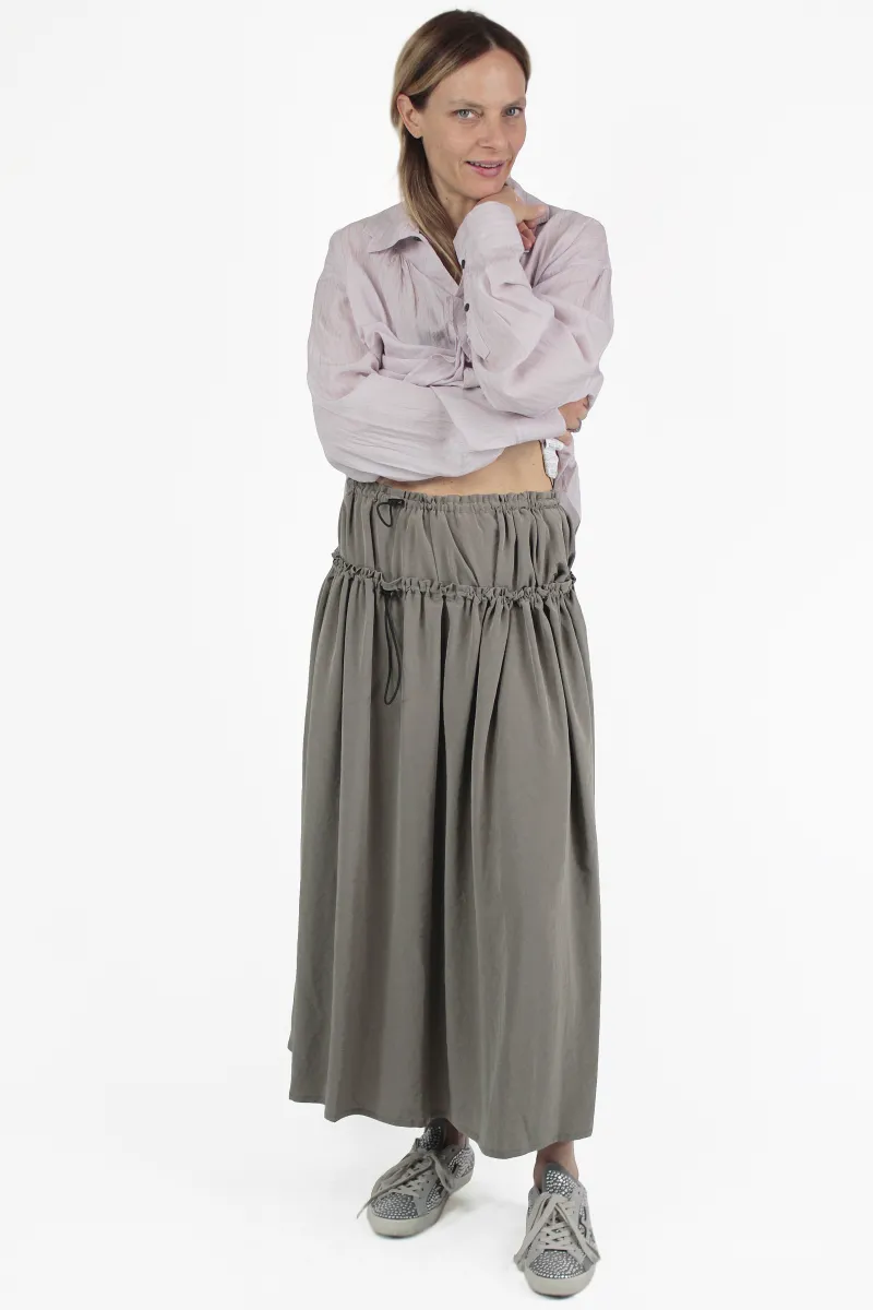 Yohji Yamamoto JUPES Double Gathered Skirt