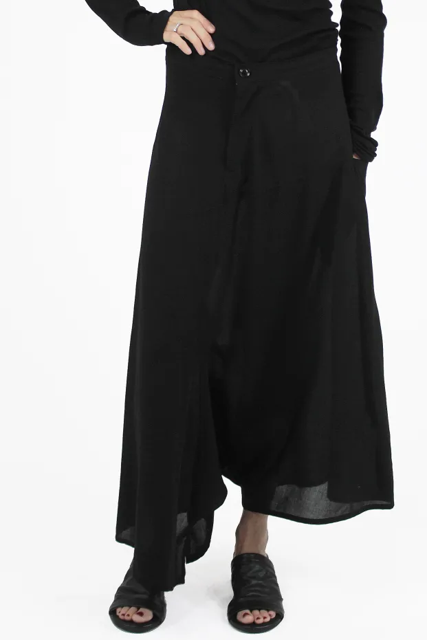 Yohji Yamamoto PANTALONS Asymmetery Gusset Pants