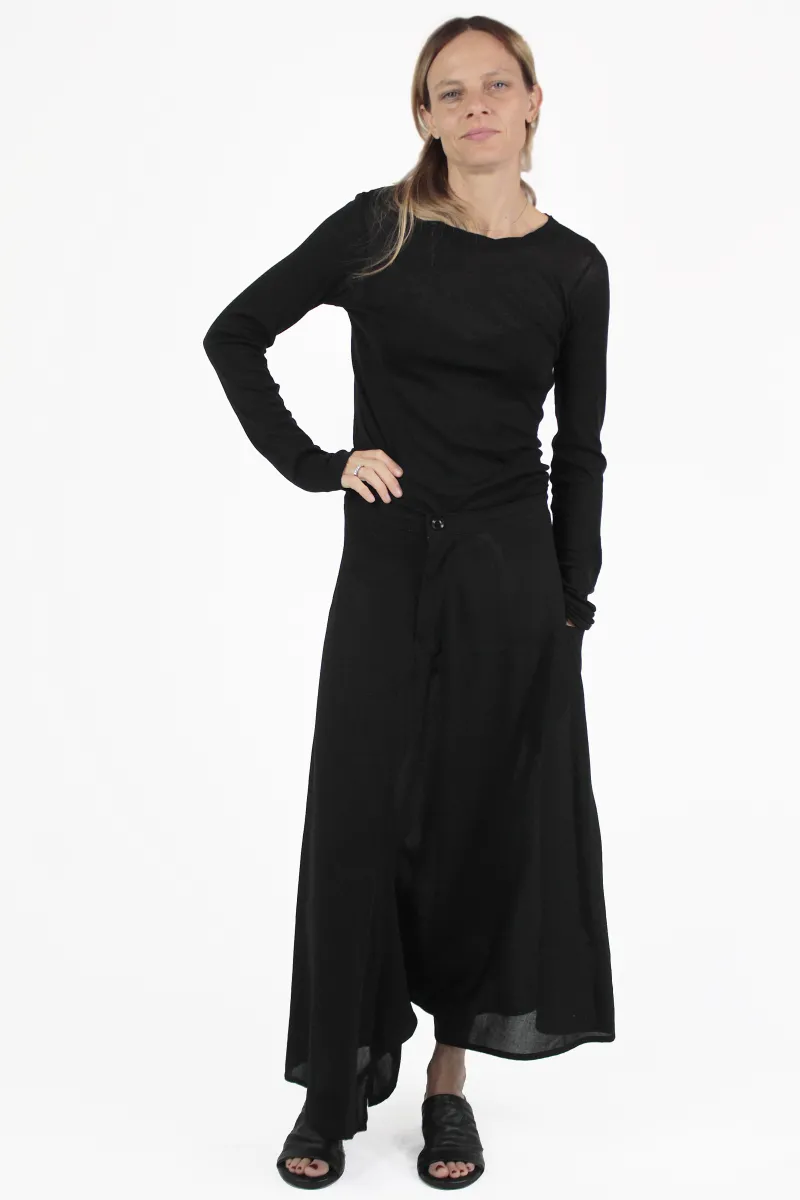 Yohji Yamamoto PANTALONI Asymmetery Gusset Pants
