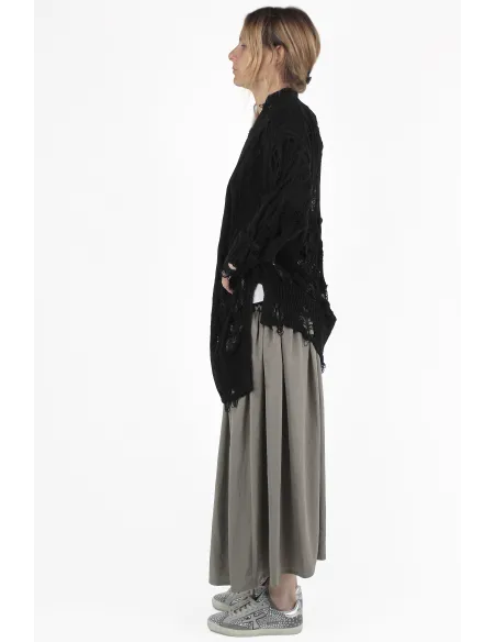 Yohji Yamamoto STRICKJACKEN Thread Long Cardigan