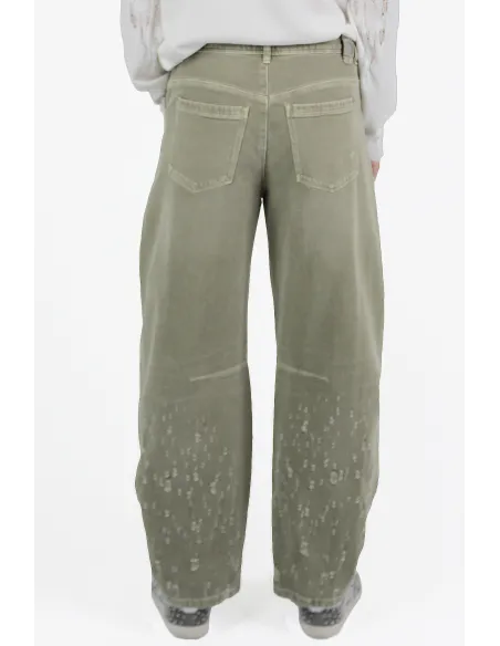 High PANTALONI Happily Destryed Trousers