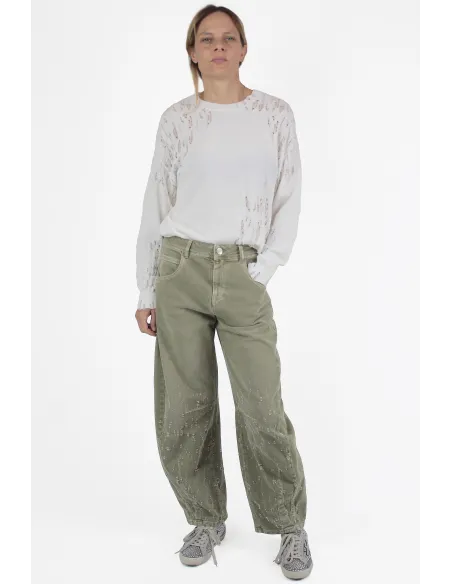 High PANTALONS Happily Destryed Trousers