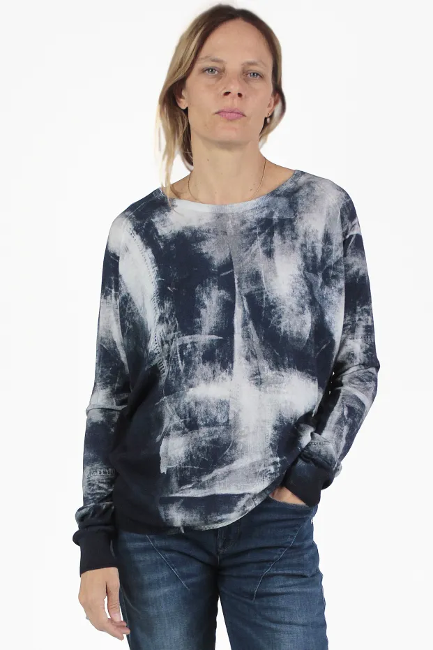 High MAGLIE Shibori Jet Sweater
