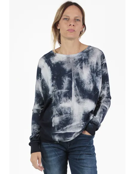 High MAGLIE Shibori Jet Sweater