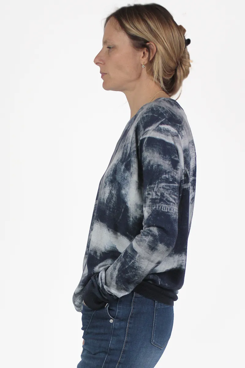 High CHANDAILS Shibori Jet Sweater