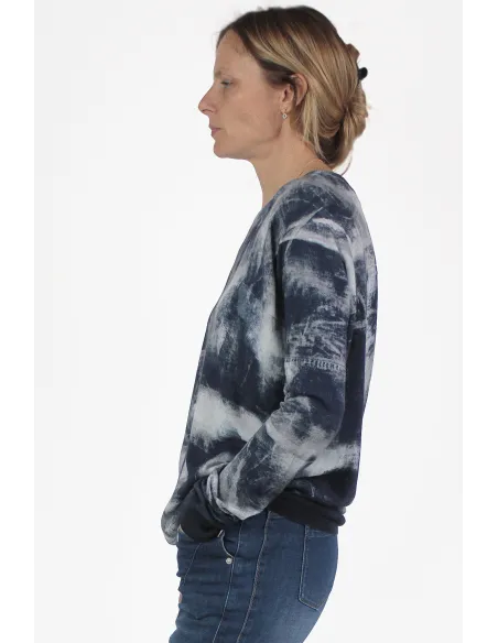 High CHANDAILS Shibori Jet Sweater