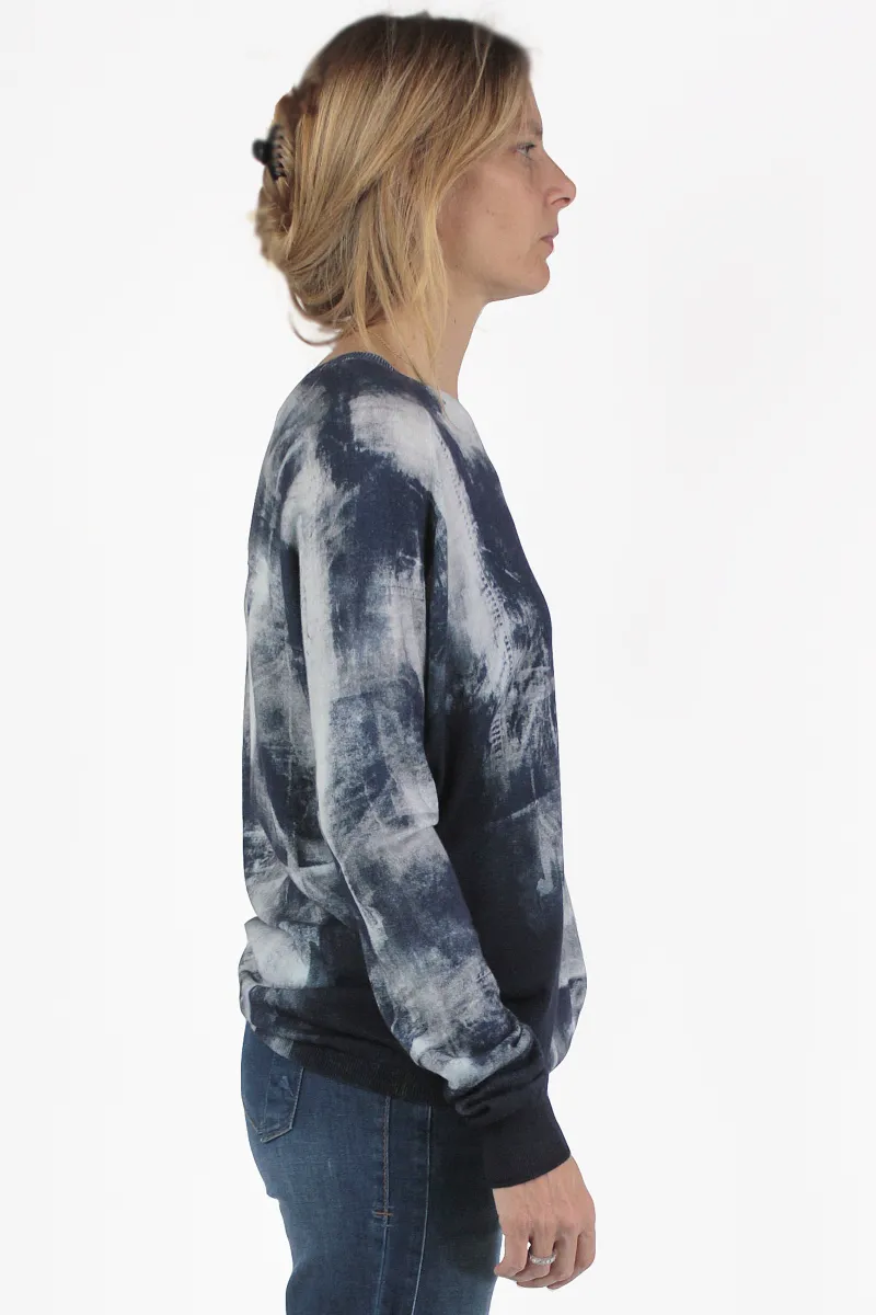 High CHANDAILS Shibori Jet Sweater