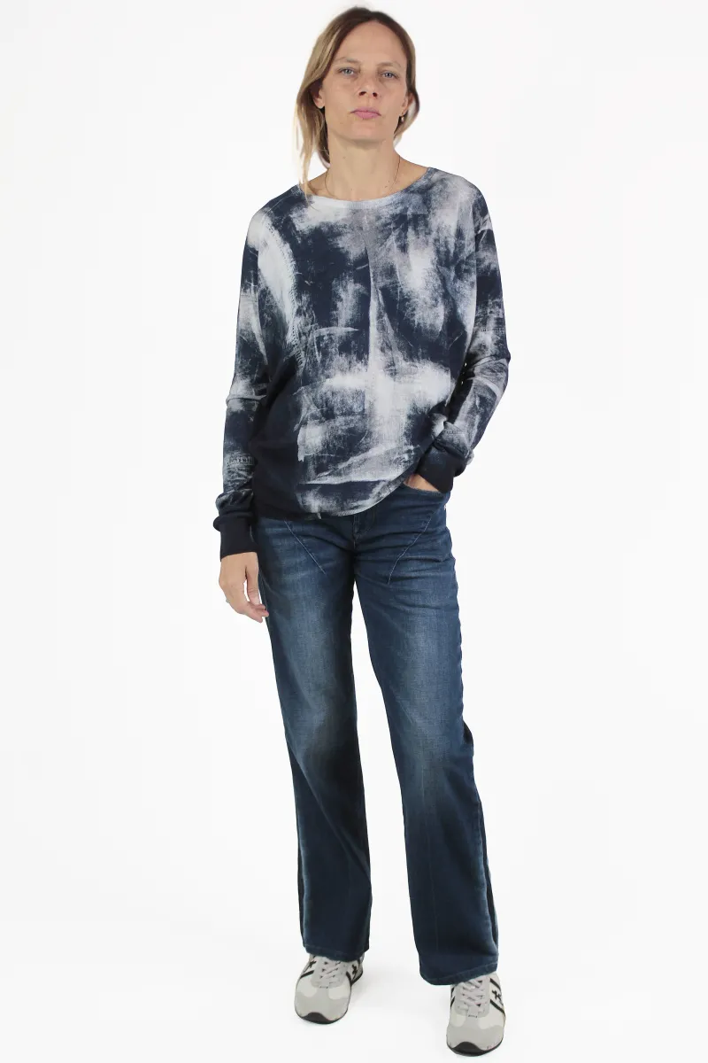 High CHANDAILS Shibori Jet Sweater