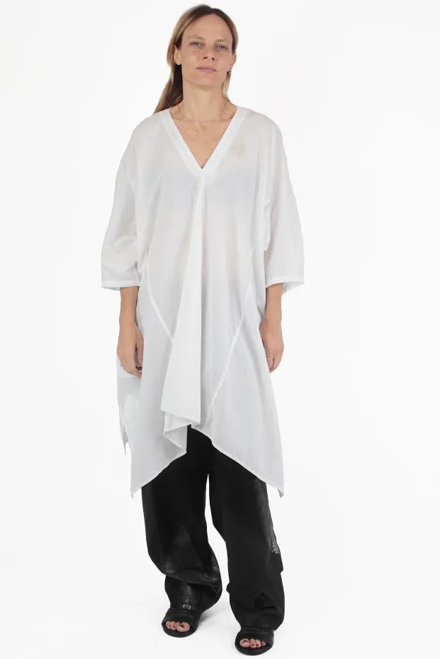 Yohji Yamamoto ABITI Arranged V Neck Dress