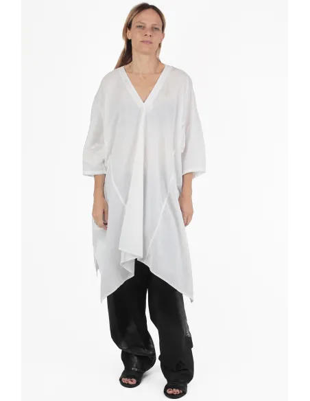 Yohji Yamamoto ROBE Arranged V Neck Dress