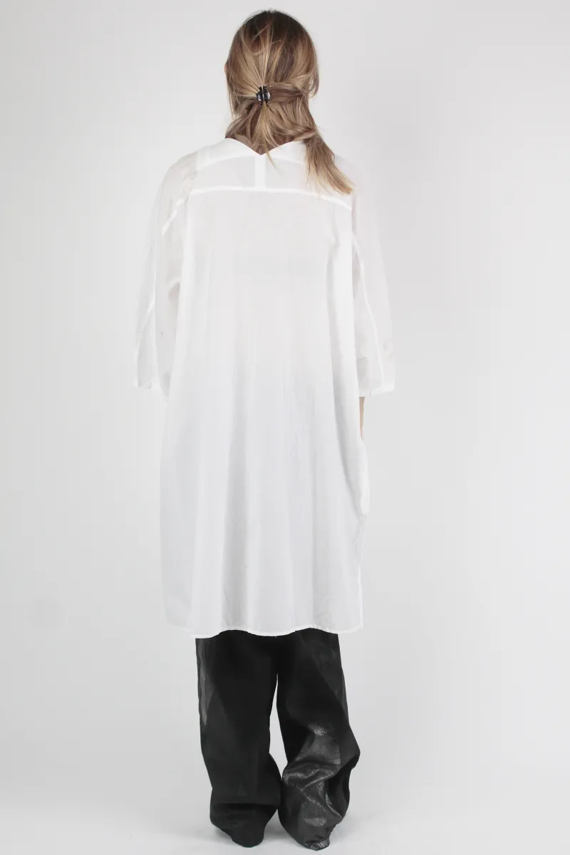 Yohji Yamamoto ABITI Arranged V Neck Dress
