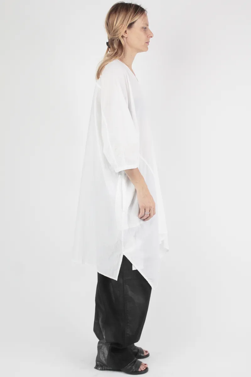 Yohji Yamamoto ABITI Arranged V Neck Dress