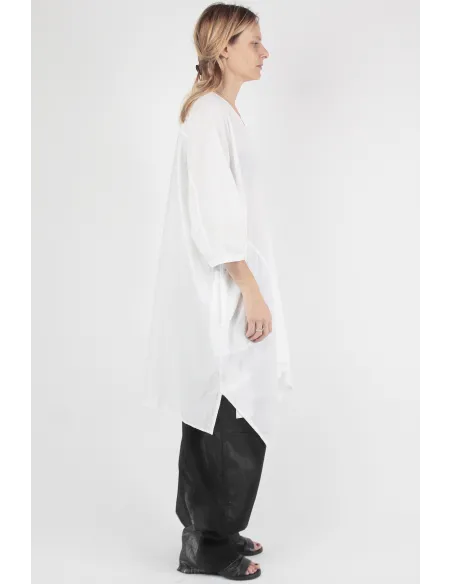 Yohji Yamamoto 衣服 Arranged V Neck Dress