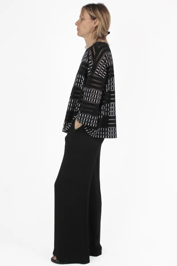 PierAntonio Gaspari CHANDAILS Pul Jacquard Plisse 2