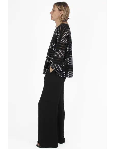 PierAntonio Gaspari CHANDAILS Pul Jacquard Plisse