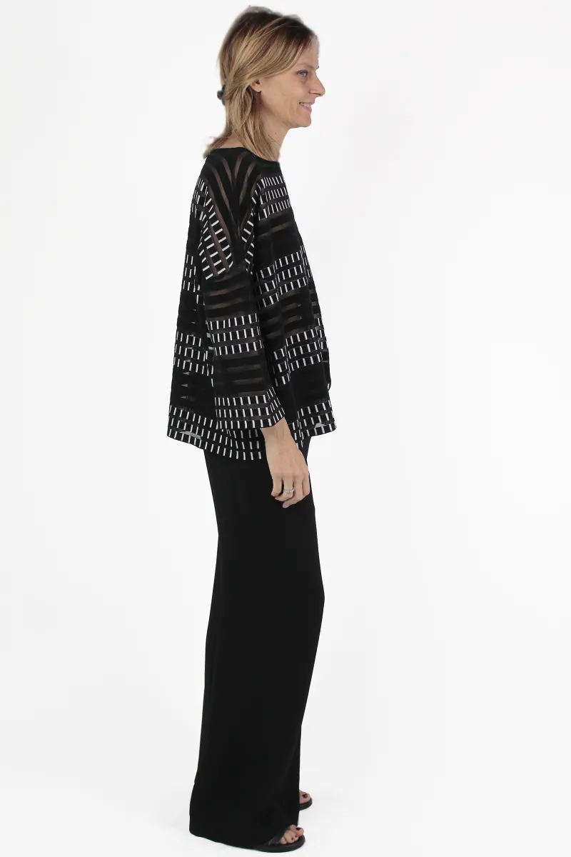 PierAntonio Gaspari PULLOVER Pul Jacquard Plisse