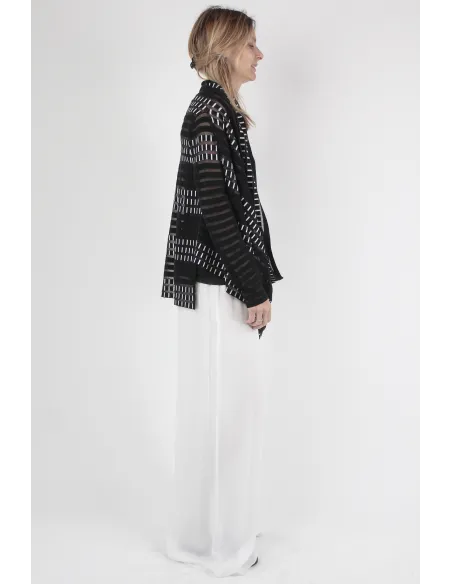 PierAntonio Gaspari PULLOVER Top Jersey Plisse