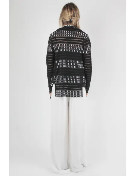 PierAntonio Gaspari PULLOVER Top Jersey Plisse