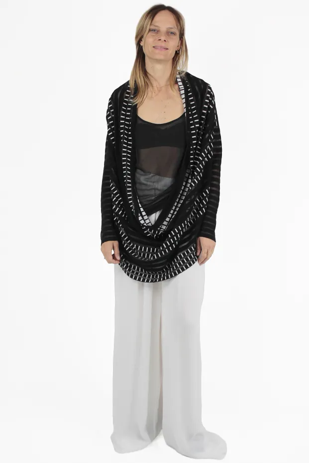 PierAntonio Gaspari PULLOVER Top Jersey Plisse
