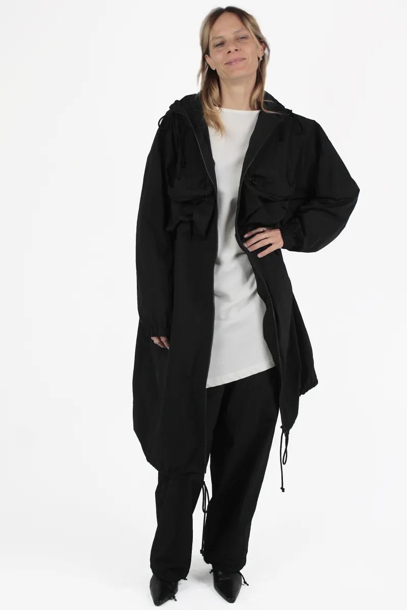 Yohji Yamamoto CAPOTTI IMPERMEABILI U Zip Up Coat