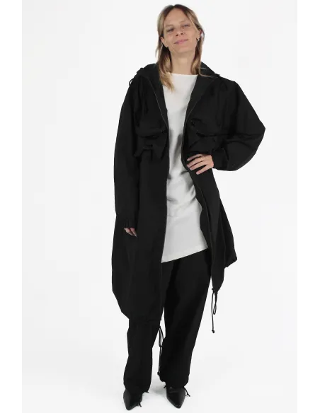 Yohji Yamamoto CAPOTTI IMPERMEABILI U Zip Up Coat