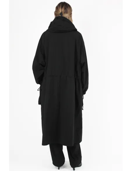 Yohji Yamamoto CAPOTTI IMPERMEABILI Hooded Big Coat