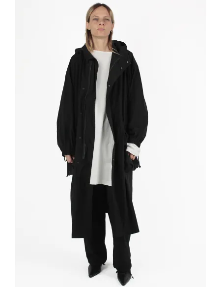 Yohji Yamamoto IMPERMEABLE Hooded Big Coat