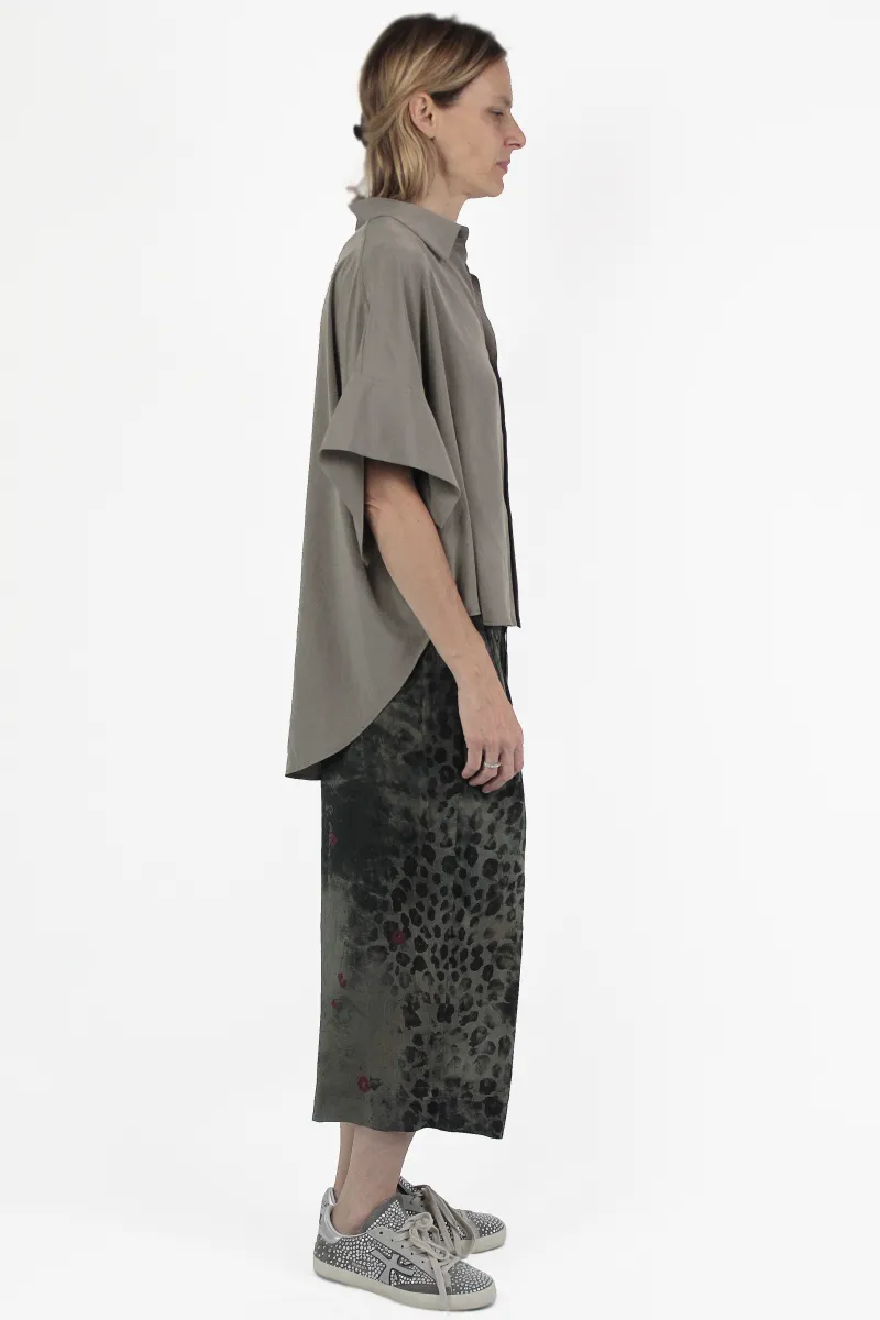 Yohji Yamamoto CAMICIE Short Cuffs Blouse