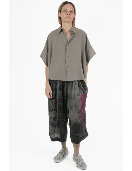 Yohji Yamamoto CAMISETAS Short Cuffs Blouse