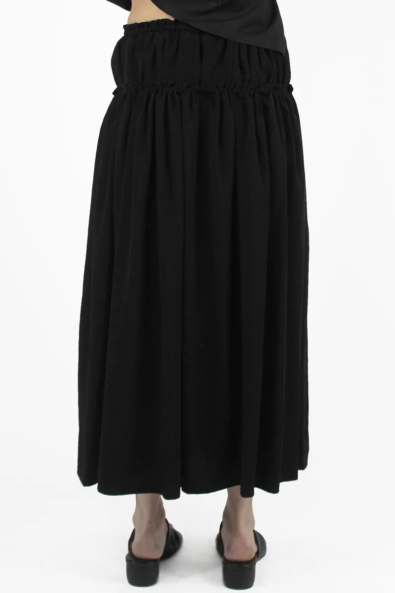 Yohji Yamamoto ROCKE Double Gathered B Skirt