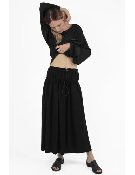 Yohji Yamamoto ROCKE Double Gathered B Skirt