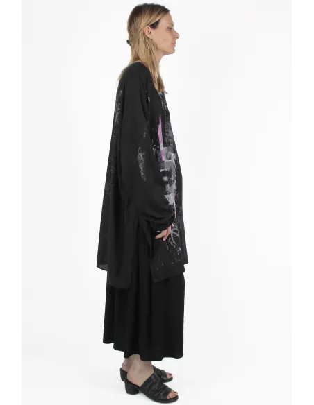 Yohji Yamamoto MAGLIE U-Pull Painted Sweater