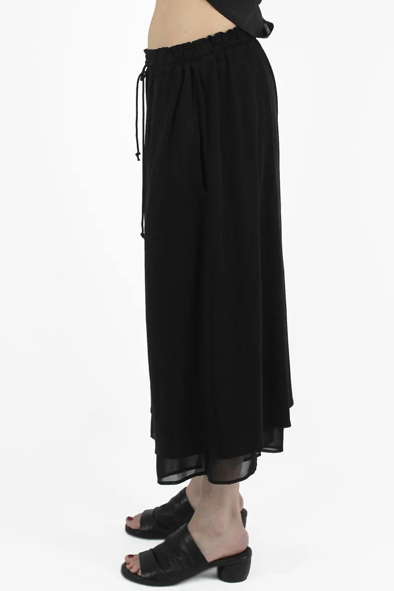 Yohji Yamamoto PANTALONI Gathered Double Pants