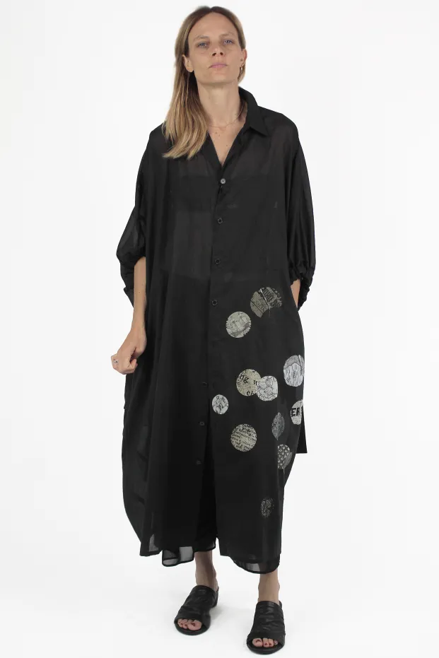 Yohji Yamamoto CHEMISES Operated Long Shirt