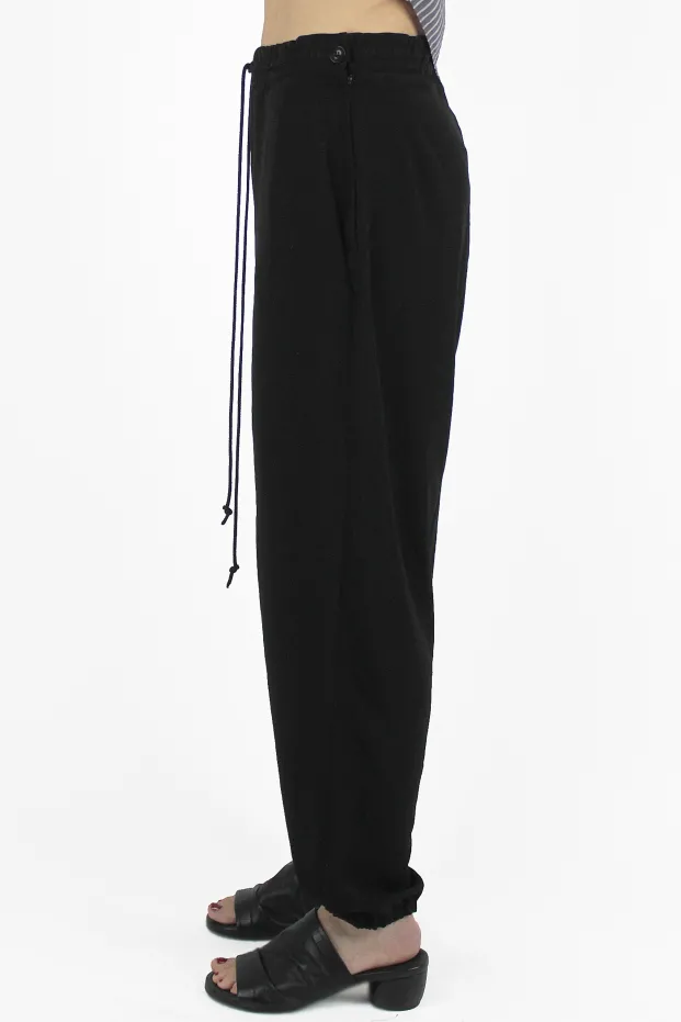 Yohji Yamamoto PANTALONS U-JOGGER P Black 2