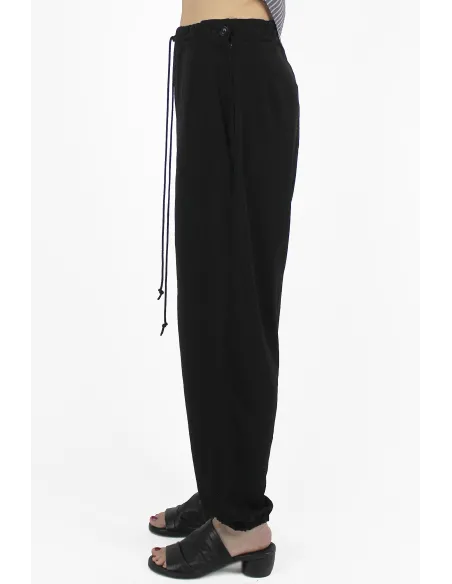 Yohji Yamamoto PANTALONS U-JOGGER P Black