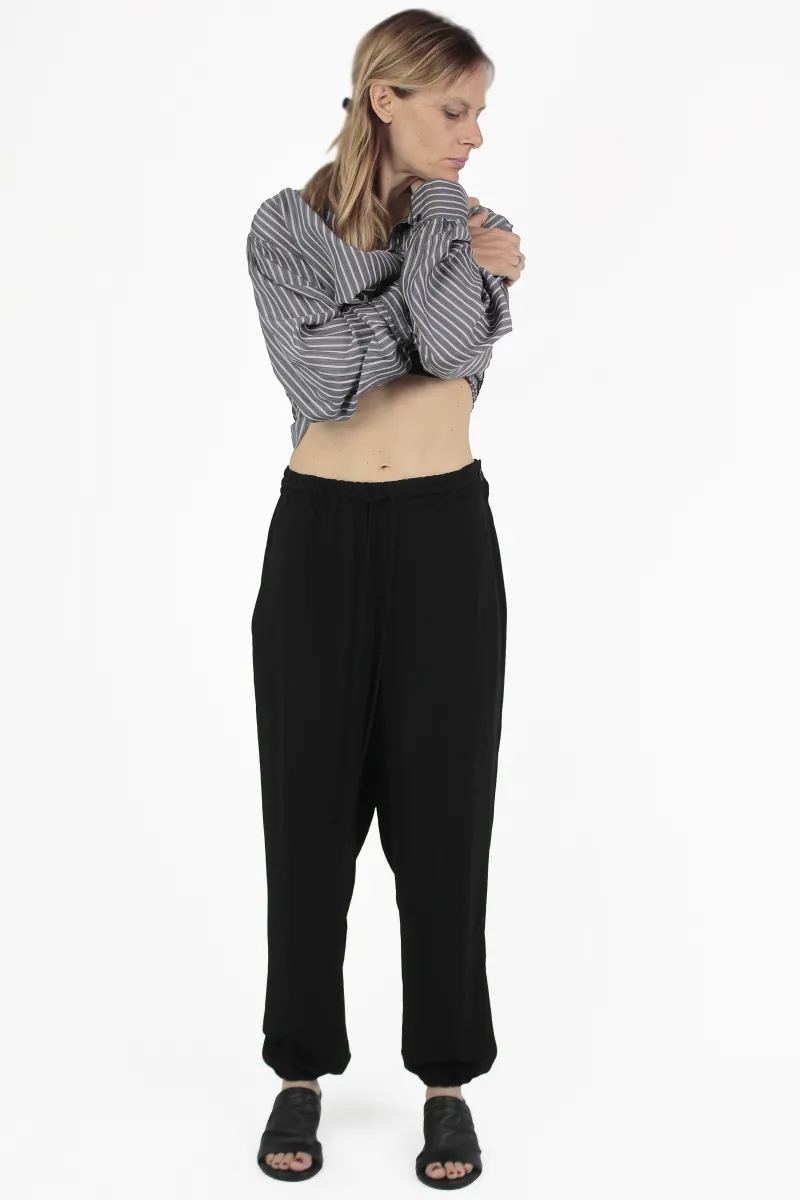 Yohji Yamamoto PANTALONS U-JOGGER P Black