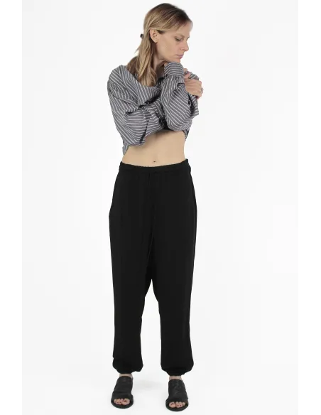 Yohji Yamamoto PANTALONI U-JOGGER P Black