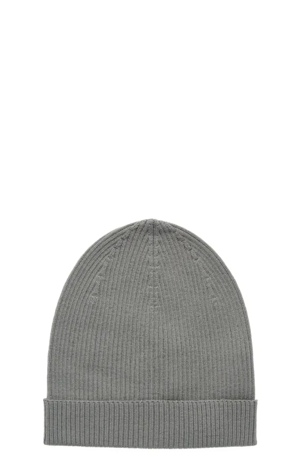 Rick Owens CAPPELLI Ribbed Beanie Hat