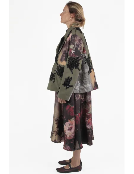 antonio marras JACKEN Military Embroidery Parka