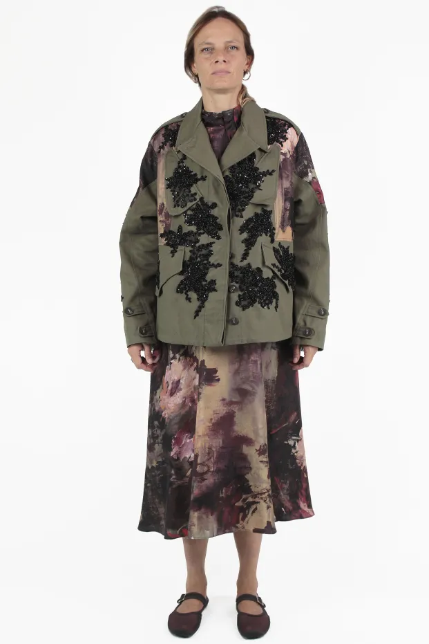 antonio marras GIACCHE Military Embroidery Parka