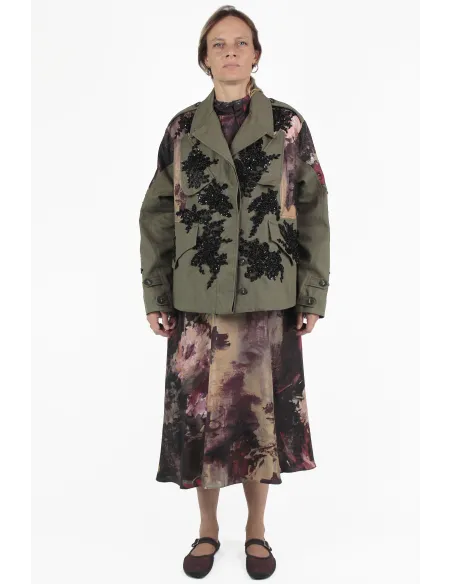 antonio marras GIACCHE Military Embroidery Parka