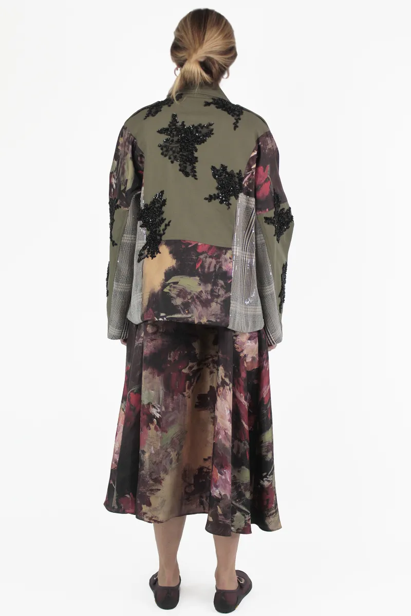 antonio marras JACKEN Military Embroidery Parka