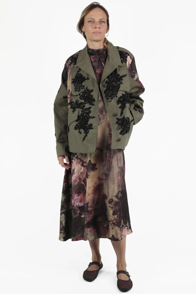 antonio marras GIACCHE Military Embroidery Parka