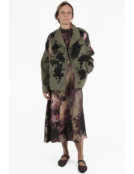 antonio marras GIACCHE Military Embroidery Parka