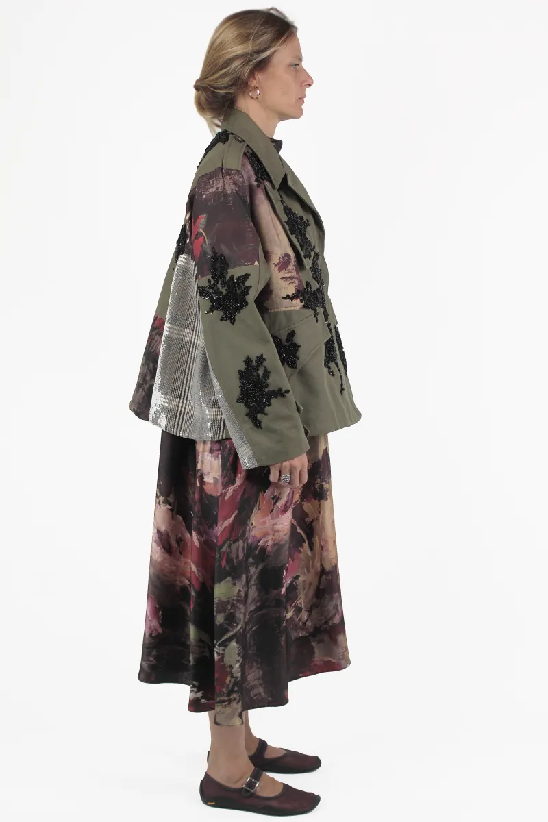 antonio marras JACKEN Military Embroidery Parka