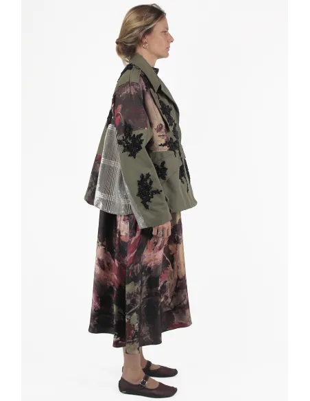 antonio marras GIACCHE Military Embroidery Parka