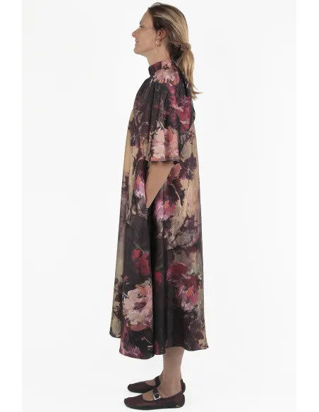 antonio marras ABITI Burgundy Midi Dress